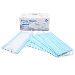 White Blue Disposable Medical Face Mask Customized Colors And Logos