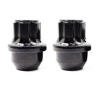 Black Large Acorn Conical Seat Wheel Lug Nuts For Tesla Factory Wheels