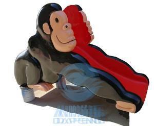 Wholesale Water Amusement Park Carnivals Chimpanzees Mini Swimming Pool Fiberglass Slide from china suppliers
