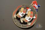 Hot Dog Running Custom Sports Medals Antique Gold Plating Size 50.8*3mm