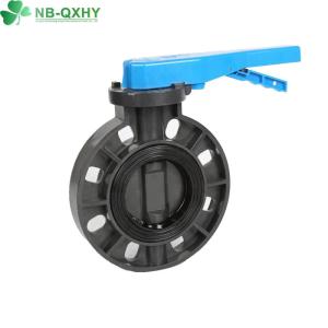 Wholesale Plastic PVC/UPVC Butterfly Valve Normal Valve Stem 100% Material for Water Supply from china suppliers