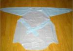 Yellow 35-60g Polyethylene Disposable Isolation Gowns 110cmx193cm Gowns With