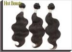 Black Body Wave Virgin Remy Human Hair Extensions Peruvian Hair For Women