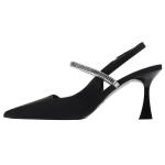 Women S Dress Shoes In Apricot Color With Chunky Heel And Strap Design For Job