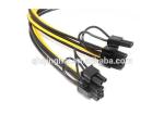 PCIe 6pin female to dual PCI-E 8pin (6+2)pin male Graphics Card Splitter Power