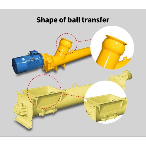 Cement Powder Screw Auger Conveyor 273MM Diameter 80T/H