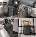 Car Trash Can For Car Cute, Car Trash Bag Bin Hanging Waterproof Automotive Car