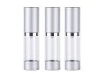 Short And Fat Airless Cosmetic Bottles Lotion Separating BPA Free