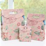 Recycled Materials Weeding Gift Paper Bags With CMYK/Pantone Colors Custom