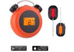 2 Probes Smart Meat Thermometer , Remote Digital Kitchen Wireless Bbq Thermomete