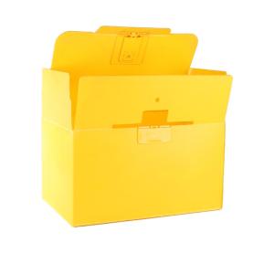Wholesale Yellow Corrugated Plastic Turnover Box Hollow Pp Carton Waterproof Packing Bin from china suppliers