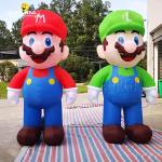 Custom Promotional Advertising Inflatables Mario Cartoon Models For Children'S