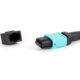 OM3 12/24/48 Core MTP MPO Fiber Cable 5M Length SM Bend Insenstive