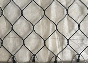 Wholesale Customized Black Oxide Wire Rope , 1.2-4.0mm Diameter Cable Wire Mesh from china suppliers