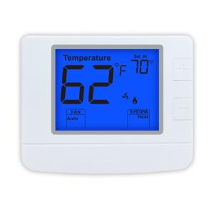 Wholesale Riseem STN1020 Heating And Cooling Air Conditioning Digital Non-programmable Thermostat for Home 24volt One Year Warranty from china suppliers