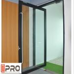 Patio Single Panel Aluminium Casement Hinged Glass Door Customized Profile Color