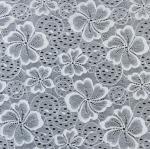 Embellished Stretchable Trim Lace Fabric Wedding Gown Designers