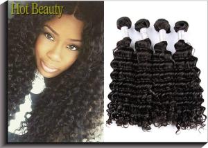 Wholesale Deep Curl Virgin Peruvian Hair Extensions Unprocessed Peruvian Hair Bundles 3 Pcs A Lot from china suppliers