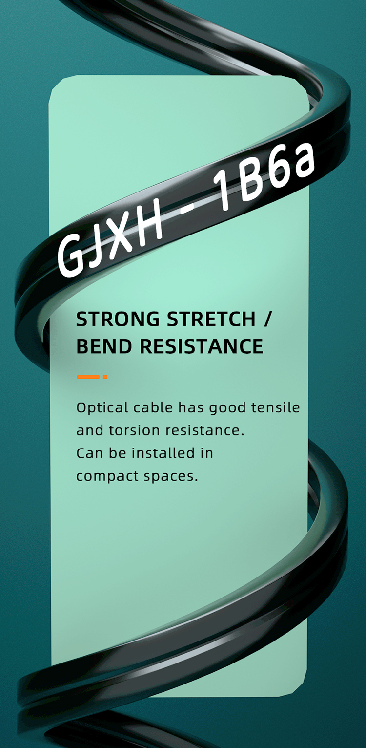 GJXH GJYXCH GJYXFCH FTTH Indoor 1 Core aerial Fiber Optic Cable