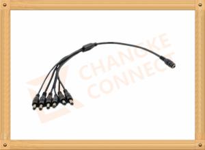 Wholesale 1 To 6 Y Type Male To Female Custom Cable Assembly Copper Wire 40cm from china suppliers