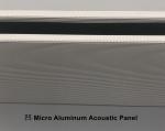 Metal Ceiling Tiles Baffles Woodgrain Microperforated Acoustic Panels Soundproof