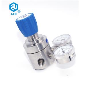 Wholesale high flow Ss single stage argon gas regulator with two gauges from china suppliers