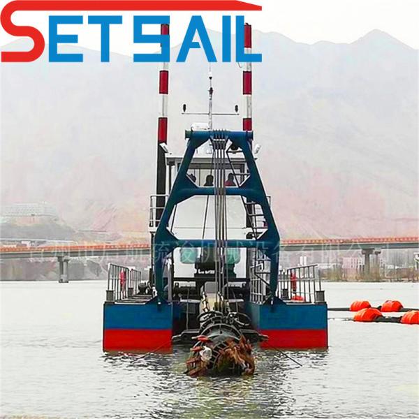 Sand Dredging Machine and Sevice Bucket Gold Dredge Ship with WN600 Slurry Pump