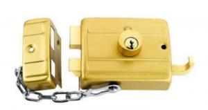 China Home Hotel Double Lock Door Latch Polished 8~12mm Sliding Door Lock on sale