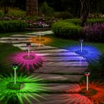 Solar Powered Garden Lights IP65 Waterproof 20 Hours Working Time Outdoor LED