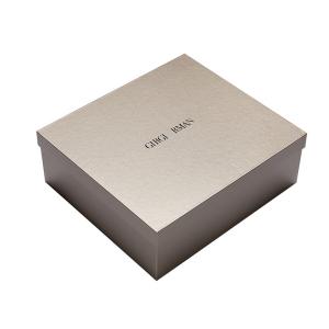 Wholesale High quality customized embossed stamping logo rigid cardboard shoes box from china suppliers