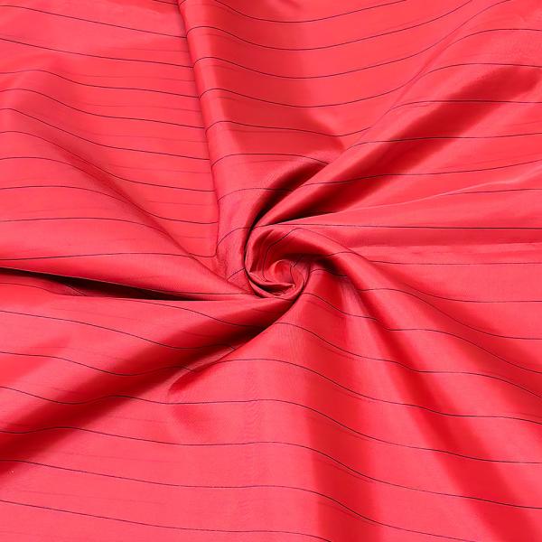 Red 17MM Stripe 99% Polyester+1% Conductive Stripe Lab Lint Free Anti-static ESD