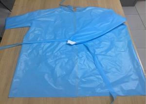 Wholesale PP PE Coated Non Woven Isolation Gown Garment AAMI Level 2 FDA Certification from china suppliers