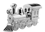 Classical Silver Plating Zinc Alloy Train Coin Bank 145*55*85mm OEM