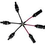 Waterproof And Environmental Protection PV Cable Harness 75mm MC4 Connector