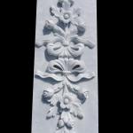 Marble stone relief wall flower carving panels with polished,China stone carving