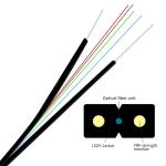 A2 Flat Fiber Optic Indoor FTTH Drop Cable G652D G657a1 1-12 Core