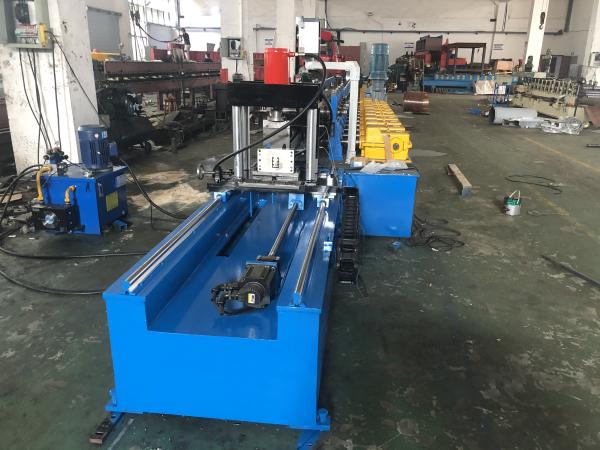 550MPa Galvanized Steel Strut Channel Roll Forming Machine With 3T Hydraulic