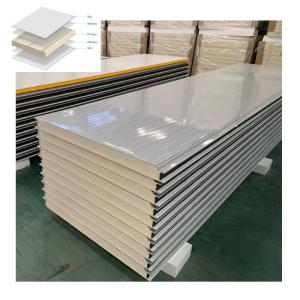 Wholesale Fireproof PU Polyurethane Composite Panels For Cold Room Warehouse Construction from china suppliers