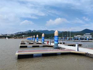 Wholesale Customized Marine Floating Finger Dock Floating Birdge Pontoon For Customers' Requirments from china suppliers