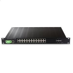 Wholesale Industrial Grade Managed Poe Switch 24 Port Gigabit Ethernet Network Switch 10M/100M/1000M RJ45 Ports from china suppliers