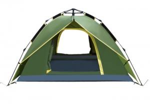 China Green Wind Resistant Canopy Tent PU2000mm Coated 210X180X145cm on sale