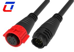 Wholesale 7 Pin 5A Push Lock Wire To Board Cable Connectors Waterproof Molded With Cable M19 from china suppliers