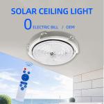 LED Solar 280mm Round Decorative Light|ABS Acrylic Ceiling Solar Intelligent