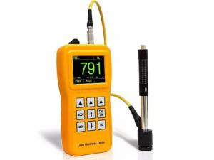 Wholesale Mass Storage Portable Hardness Tester , Leeb Tester With Curved Display / Scales Conversion from china suppliers