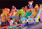 Giant 12 X 10m PVC Tarpaulin 0.55mm Inflatable Amusement Park Plato PVC