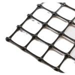 Strength PP Plastic Geogrid for Road Driveway Retaining Wall 25.4*25.4mm Mesh