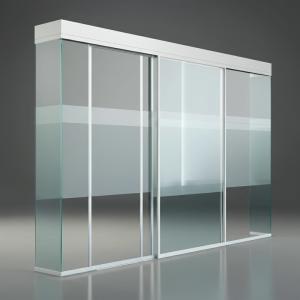 Wholesale Sliding Single Glazed Frame Office Glass Partition Wall For Exhibition Centers from china suppliers
