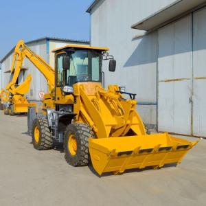 Wholesale BOXINHUASHENG Hydraulic Pump Loader Backhoe Attachment Front End Loader With Backhoe from china suppliers