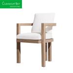 Waterproof Teak Garden Chairs for Outdoor Spaces in Hotel Restaurant and Home