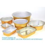 475ml Length 161MM, Sturdy Aluminum Foil Pans With Lids For Cooking, Baking,